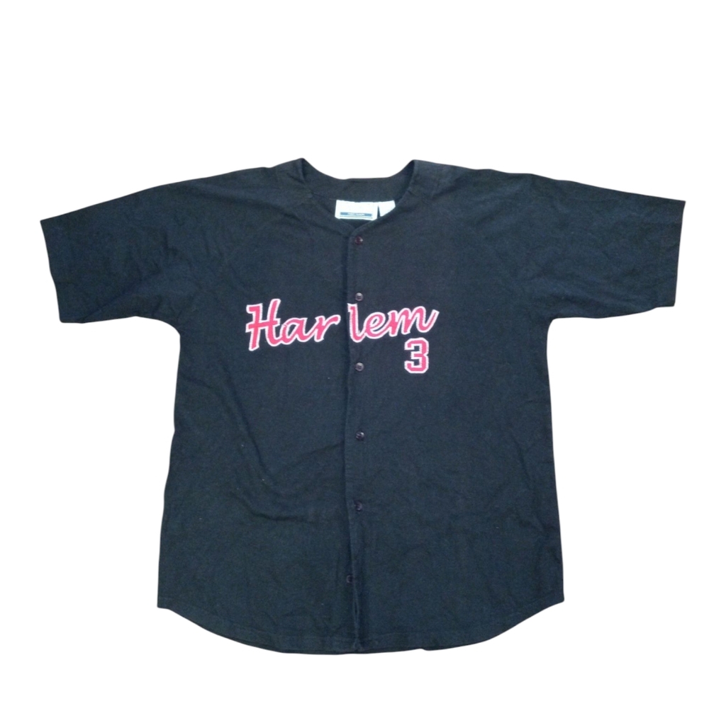 Vintage Harlem Baseball Style Jersey Size M